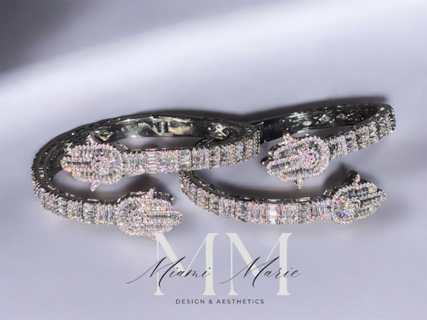 Hamsa Bangle Bracelet