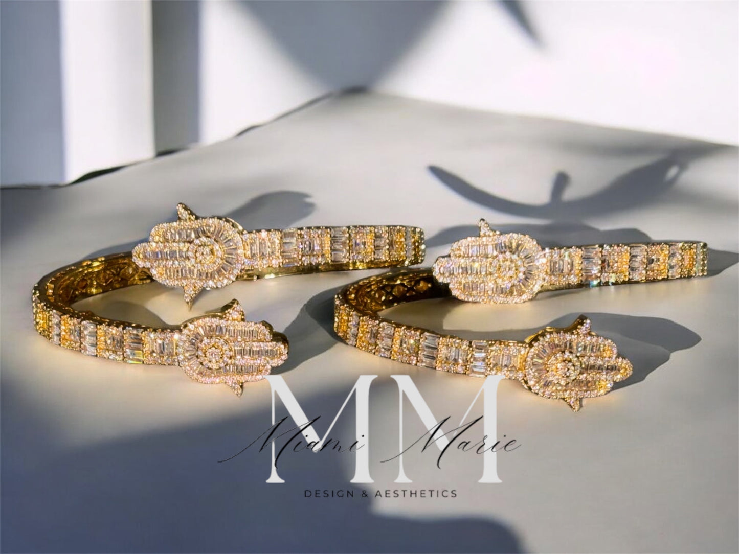 Hamsa Bangle Bracelet